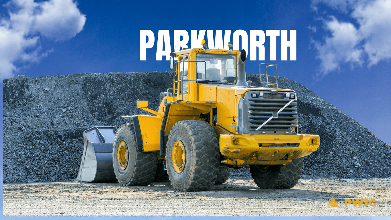 Construction site with bulldozer